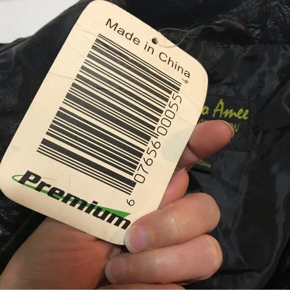 Roberta Amee NWT Vintage 1980s Patchwork Pigskin Leather Women’s Size Medium‎ - Picture 5 of 9